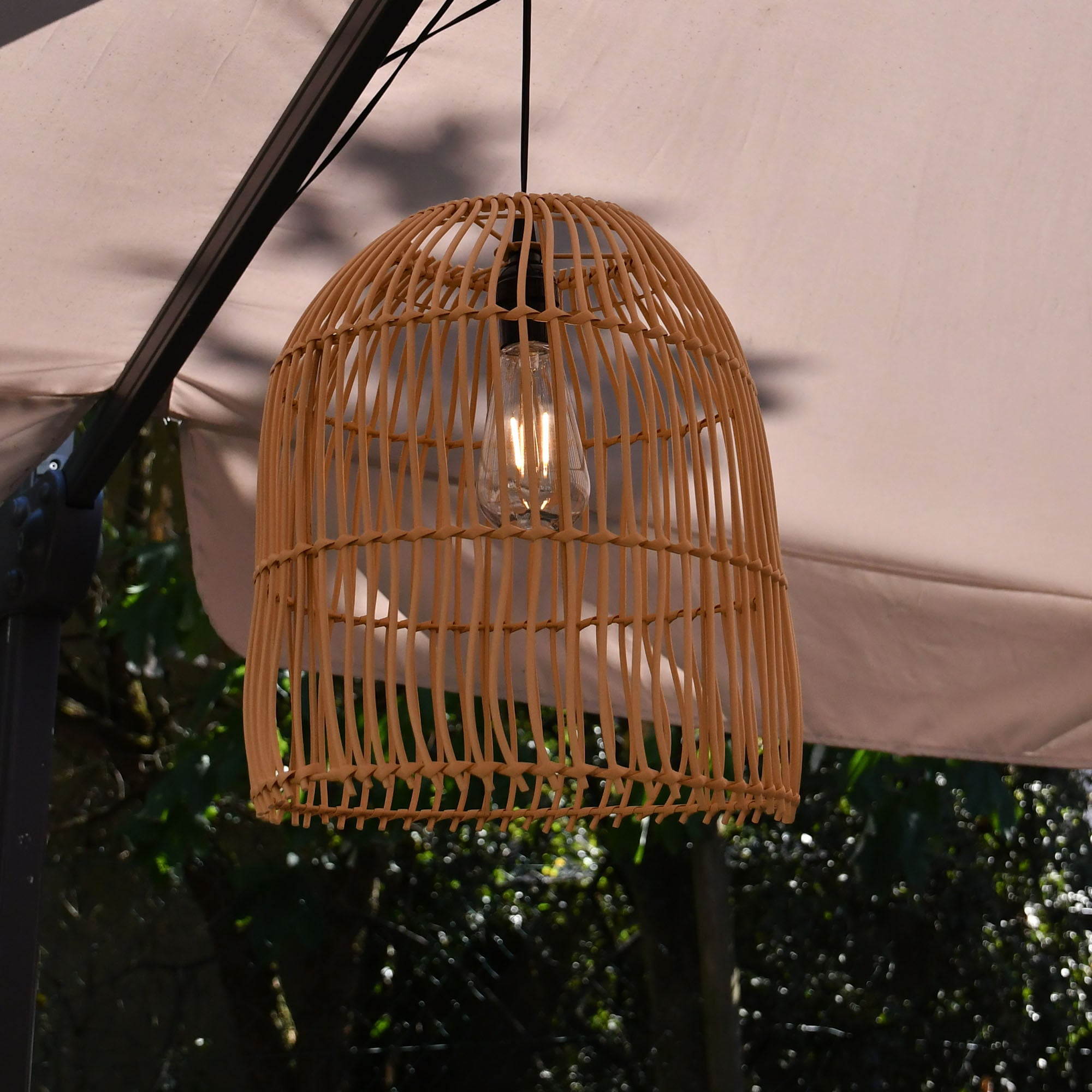 Suspension lustre solaire Canari